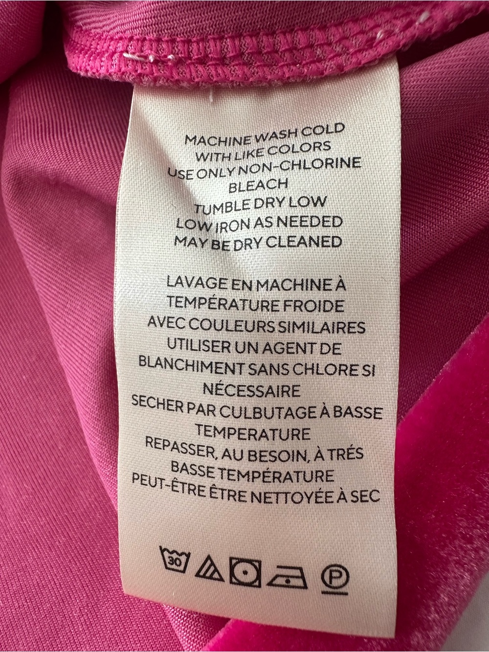 Free People NWT Fuchsia Velvet Tie-Neck Puff Sleeve Blouse, size small - Picture 11 of 11